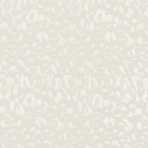 Viscosestof luipaardpatroon – wit, 
