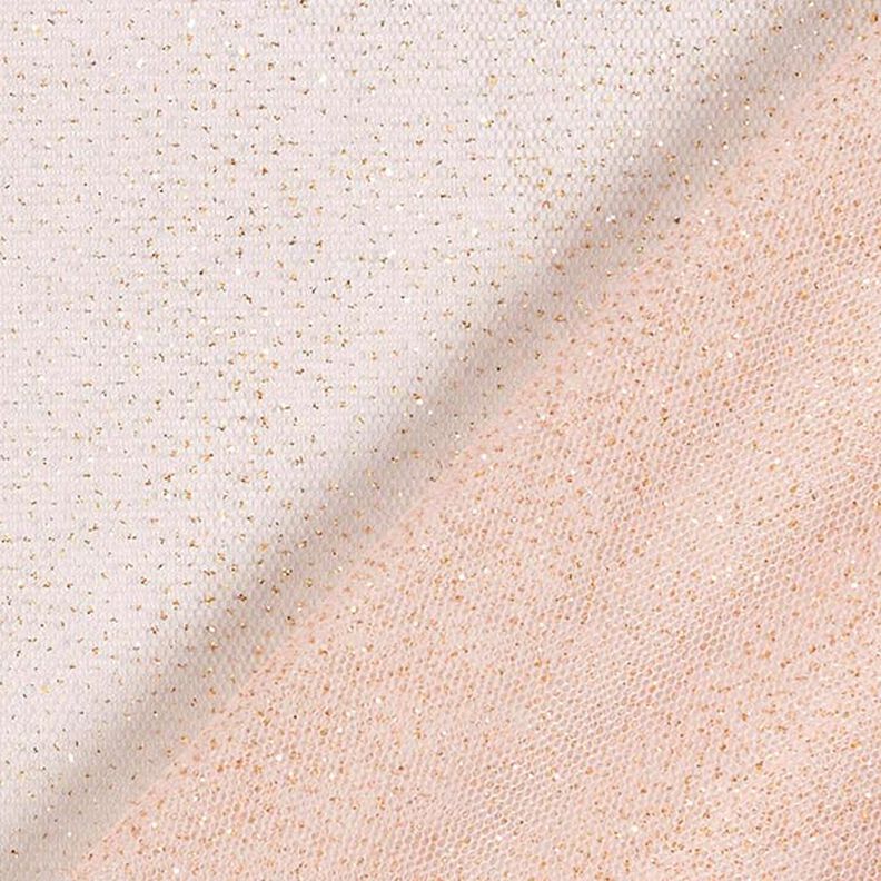 Glittertule royal – lichtroze/goud,  image number 4