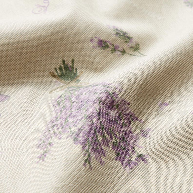 Gecoate katoen Lavendel boeket – natuur/lavendel,  image number 3