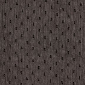 Chiffon dobby metallic krijtstreep – zwart/zilver metallic, 