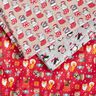 Katoenen stof Cretonne Honden met Kerstmis – rood,  thumbnail number 5