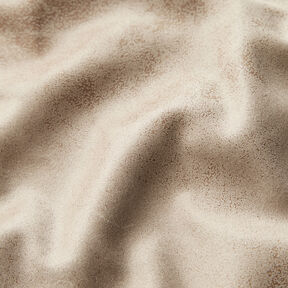 Kunstleer velours used look – beige, 