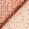 Bekledingsstof kleurrijke bouclé-look – oudroze/creme,  thumbnail number 3