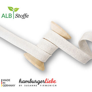 Biologische vlechtkoord Cord Me Shine [ 12 mm ] | Albstoffe – ecru, 