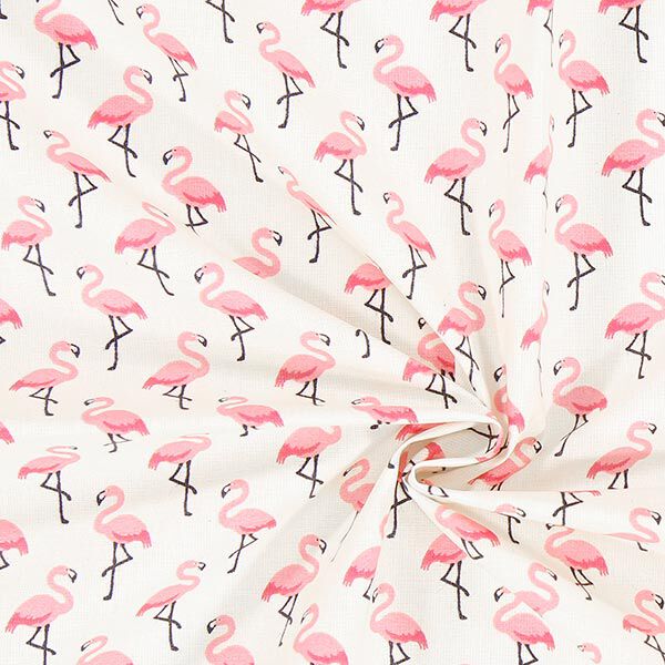 Gecoate katoen flamingo,  image number 2