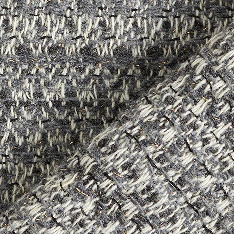 Scheerwolmix Lurex melange – oudzilver, image number 5