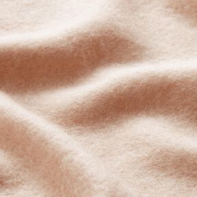 Fleecestof mohairmix effen – roos, 