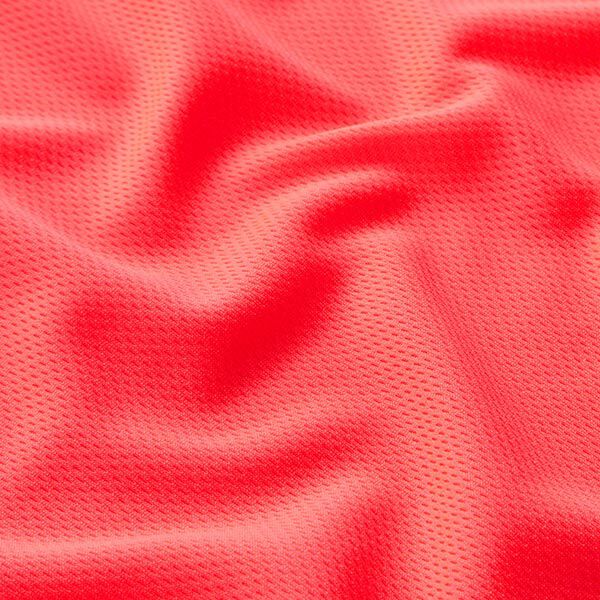 Lichtgewicht sport piqué jersey – neon pink, image number 2