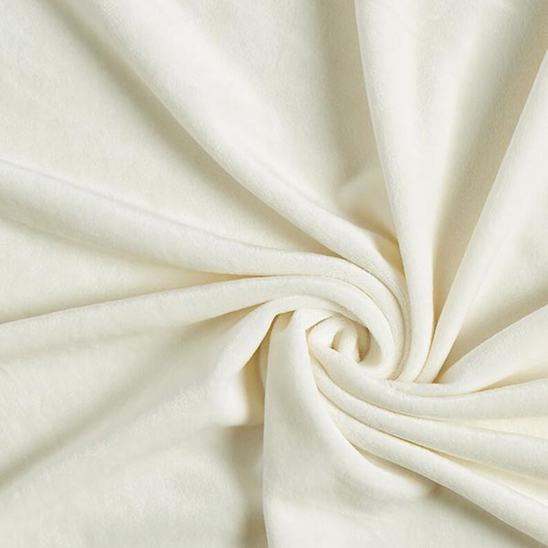 Stretchfluweel – wit, image number 1