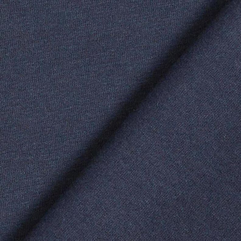 Bamboe Viscosejersey Effen – marineblauw,  image number 5