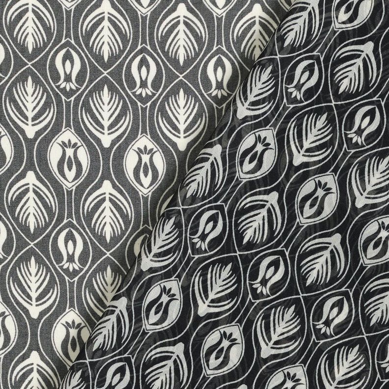 Chiffon ornamenten – wit/zwart, image number 4