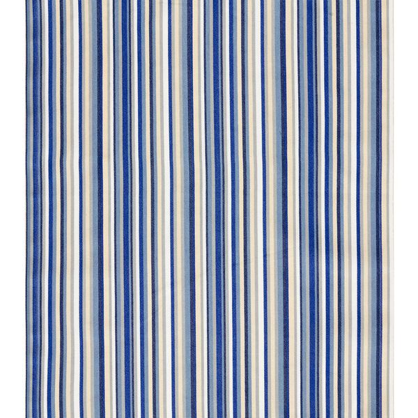 Outdoor Ligstoel stof Lengtestrepen, 44 cm – blauw, image number 1