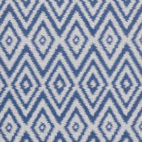Outdoorstof jacquard Etno – blauw, 