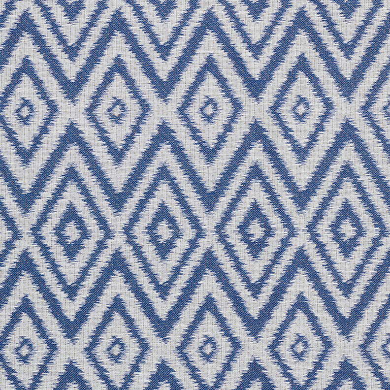 Outdoorstof jacquard Etno – blauw,  image number 1