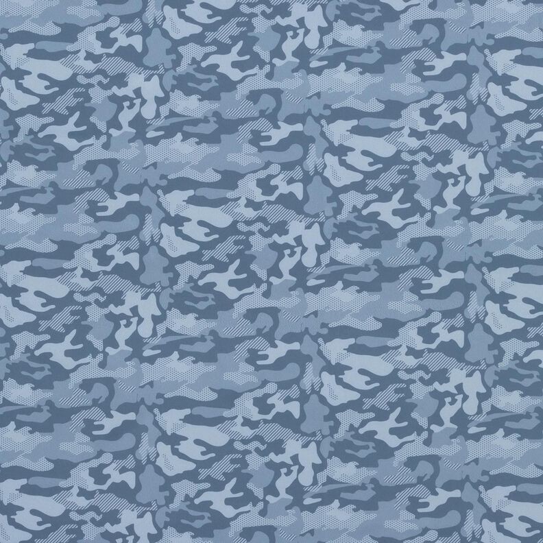 Sportieve en functionele jersey-camouflage – blauwgrijs, image number 1
