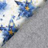 Alpenfleece Aquarel sterren – natuur/indigo,  thumbnail number 4