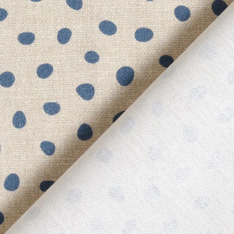 Decostof Half panama losse punten – blauw/cashew,  image number 4