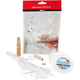 Mini creatieve set Vogel om te klemmen [ 1 Stuk ], 