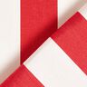 Outdoorstof Canvas Blokstrepen – rood/ivoor,  thumbnail number 4