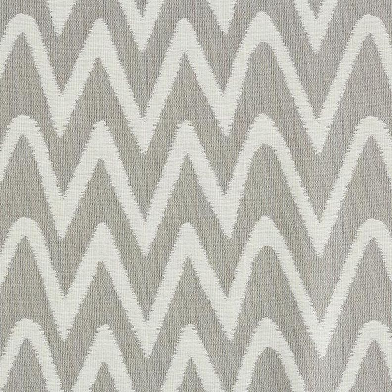 Outdoorstof jacquard Ikat patroon – lichtgrijs,  image number 1
