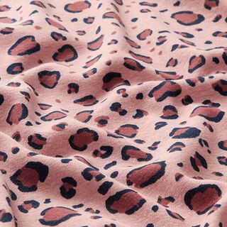 Alpenfleece Luipaard  – oudroze, 
