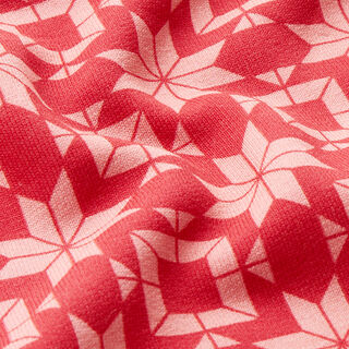 Softsweat Noors patroon – rood/roze, 