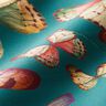 Outdoorstof Canvas Vlinders – licht petroleum,  thumbnail number 2