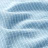 Mousseline/dubbel gehaakte stoffen garengeverfde strepen | Poppy Fabrics – stralend blauw/wit,  thumbnail number 2