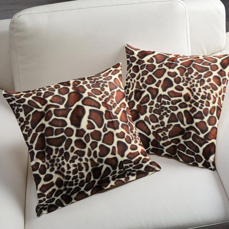 Kunstvacht giraffe – bruin,  image number 5