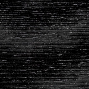 Plissé velours lurex effen – zwart, 