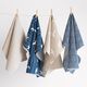 Decostof Half panama Anker – oceaanblauw/wit,  thumbnail number 6