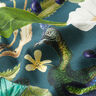Decostof half panama digitale print Pauw – donkergroen,  thumbnail number 2