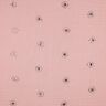 Mousseline/dubbel gehaakte stoffen zonnen Foliedruk | Poppy Fabrics – licht oudroze/pastelviolet,  thumbnail number 1
