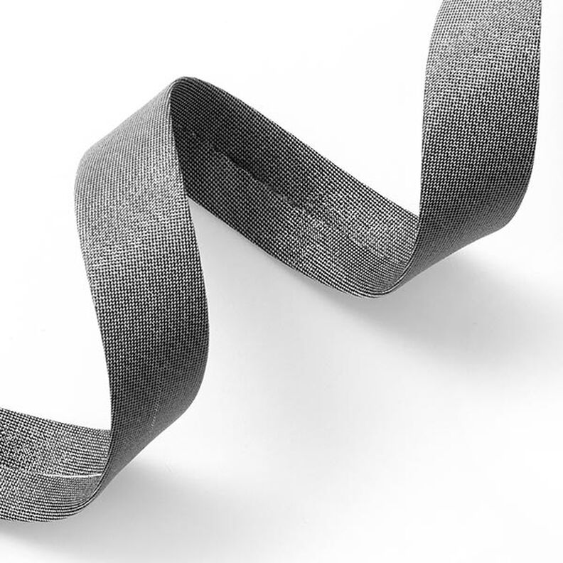 Biasband Metallic [20 mm] – zwart,  image number 1