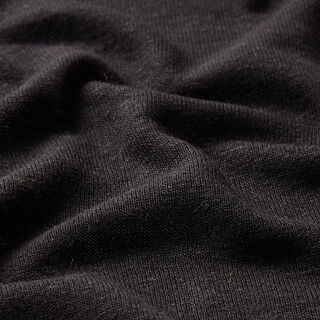 Fijngebreid viscose-linnen-mix – zwart, 