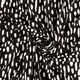 Viscose jersey druppels – zwart/wit,  thumbnail number 3