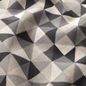 Decostof Half panama ruitenpatroon retro – grijs/zwart,  thumbnail number 2