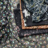 Chiffon glinsterende naaldstrepen in batik-look – zwart/wit,  thumbnail number 6