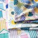 Decostof Half panama Strandhuizen – wit,  thumbnail number 5