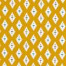 Katoenen stof Cretonne abstracte ruiten – mosterd,  thumbnail number 1