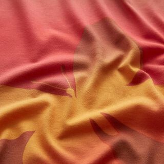 Katoenjersey vlinders – oranje, 