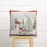 Decopaneel Gobelin Sneeuwman – karmijnrood/lichtbeige,  thumbnail number 6