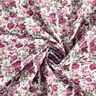 Katoenpopeline Wilde rozen – wit/kaasjeskruid,  thumbnail number 3