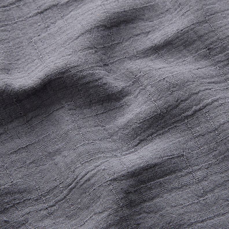 Bamboe Mousseline/dubbel gehaakte stoffen Structuur – grijs,  image number 2