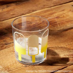 Vinylfolie kleurverandering bij koude Din A4 – beige/geel, 