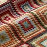Decostof Gobelin gekartelde diamanten – lichtbeige/karmijnrood,  thumbnail number 2
