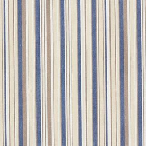 Luifelstof Fijne strepen – beige/jeansblauw, 