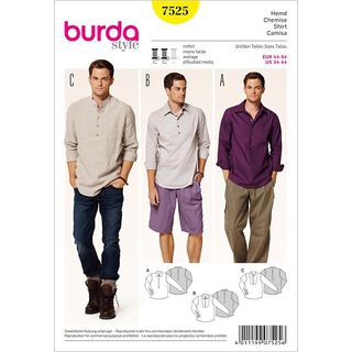 Heren – Overhemd, Burda 7525, 