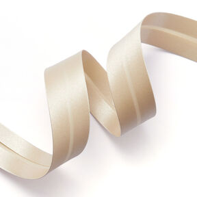 Biasband Satijn [20 mm] – beige, 