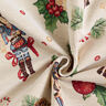 Decostof Gobelin feestelijke notenkrakers – lichtbeige/rood,  thumbnail number 3